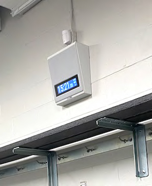 Wall Mounted IPX Speaker with Clock